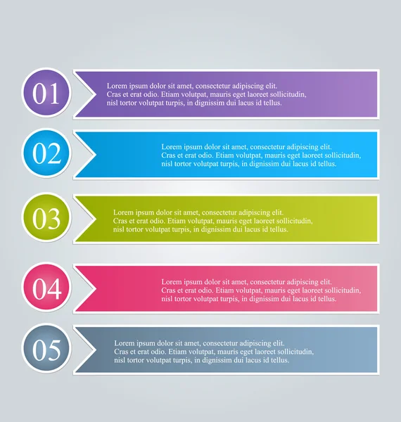 Plantilla de infografías de negocios para presentación, educación — Archivo Imágenes Vectoriales