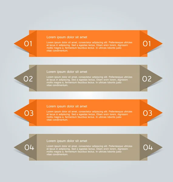 Modelo de infográficos de negócios para apresentação, educação —  Vetores de Stock