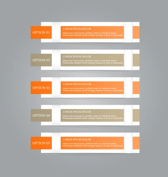 Plantilla de infografías de negocios para presentación, educación — Vector de stock