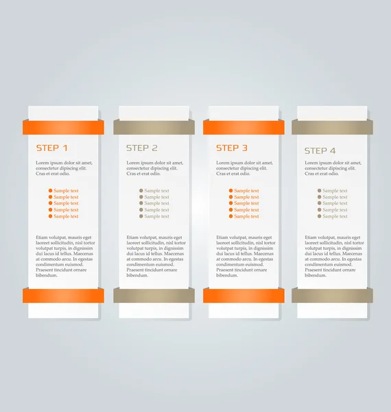 Business infographics sjabloon voor presentatie, onderwijs — Stockvector