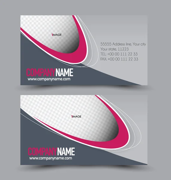 Business card set template — Stock Vector