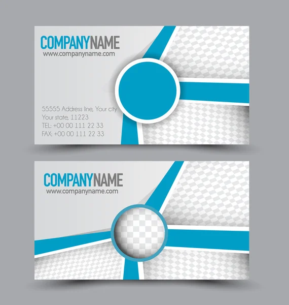 Business card set template — Stock Vector