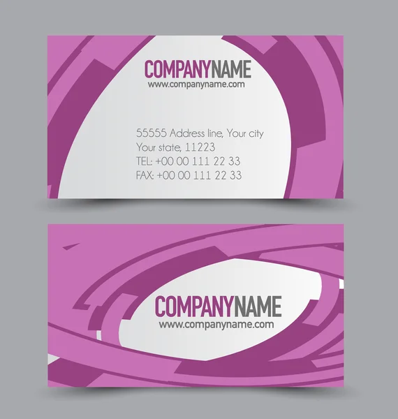 Business card set template. — Stock Vector