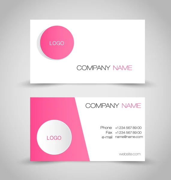 Business card set template. — Stock Vector