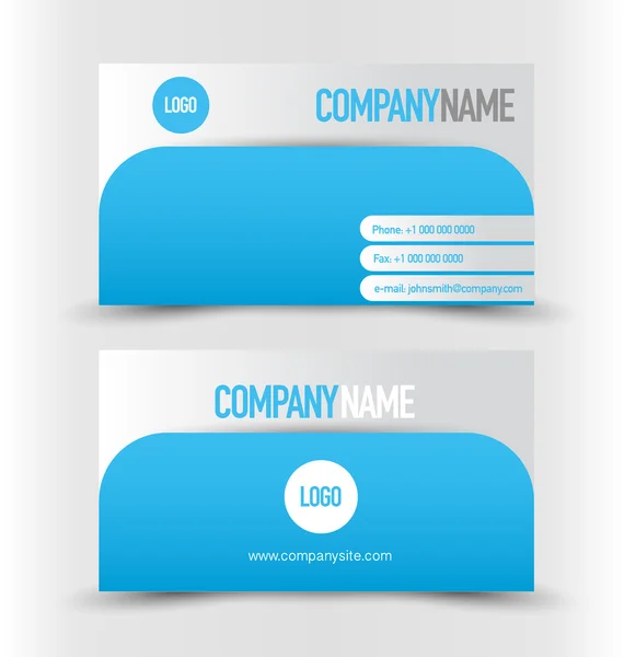 Business card set template. — Stock Vector