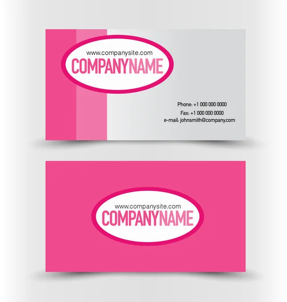 Business card set template. — Stock Vector