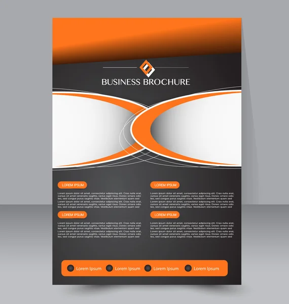 Abstract flyer ontwerp achtergrond. Brochure sjabloon. — Stockvector