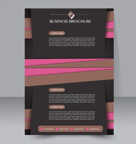 Abstract flyer ontwerp achtergrond. Brochure sjabloon. — Stockvector