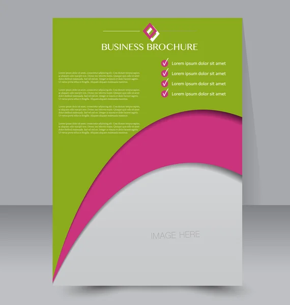 Abstract flyer ontwerp achtergrond. Brochure sjabloon. — Stockvector