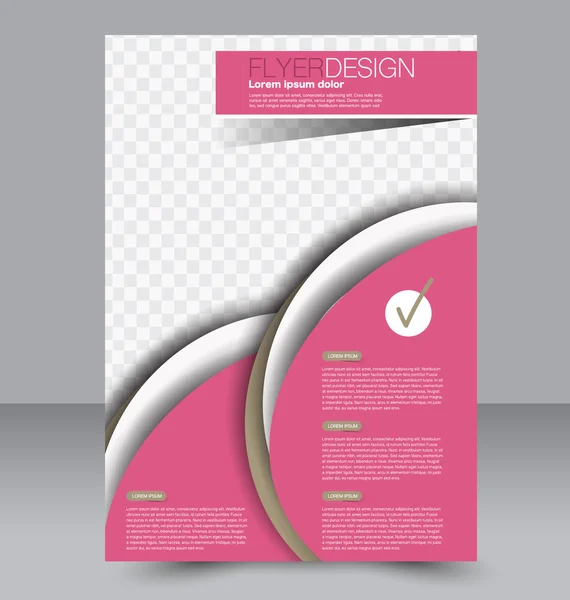 Abstract flyer ontwerp achtergrond. Brochure sjabloon. — Stockvector