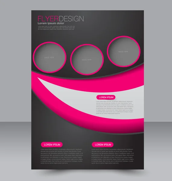 Abstract flyer ontwerp achtergrond. Brochure sjabloon. — Stockvector