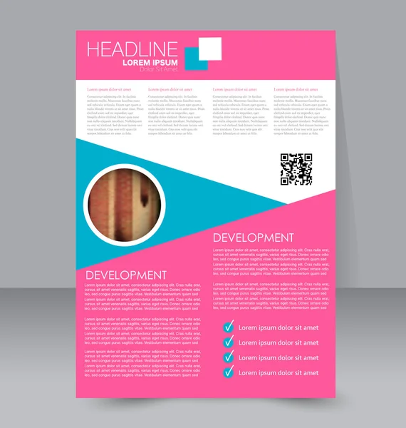 Soyut el ilanı tasarım arka planı. Broşür şablonu. 