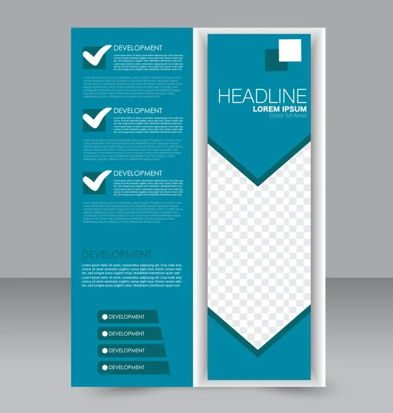 Abstract flyer ontwerp achtergrond. Brochure sjabloon. — Stockvector