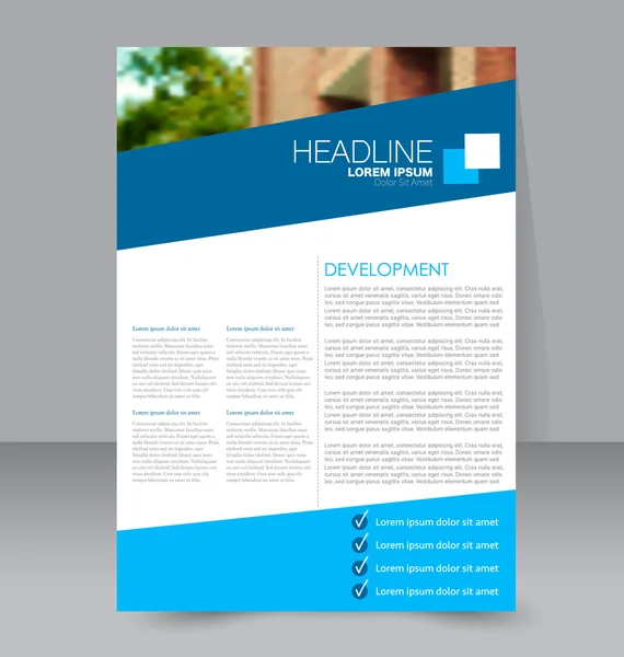 Abstract flyer ontwerp achtergrond. Brochure sjabloon. — Stockvector