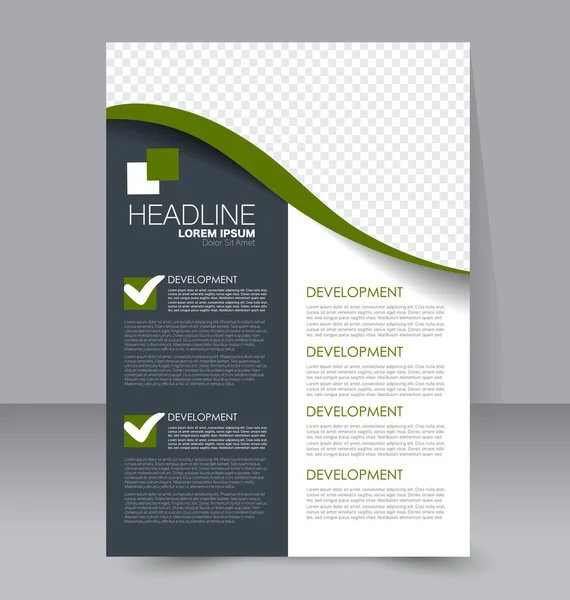 Abstract flyer ontwerp achtergrond. Brochure sjabloon. — Stockvector