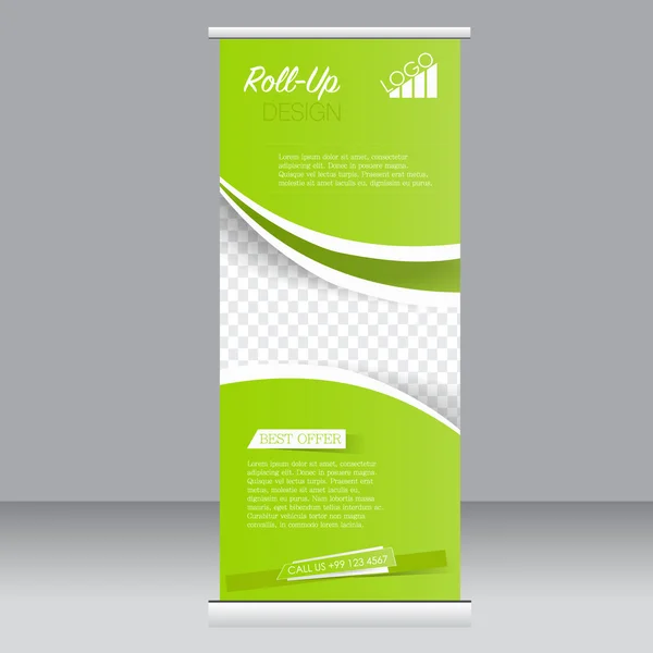 Συνάθροιση πανό stand πρότυπο. Αφηρημένα φόντο για σχεδιασμό, επιχειρήσεις, εκπαίδευση, διαφήμιση. — Διανυσματικό Αρχείο