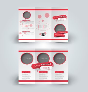 Broşür alay için iş, eğitim, reklam tasarım şablonu. 