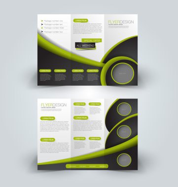 Broşür alay için iş, eğitim, reklam tasarım şablonu. 