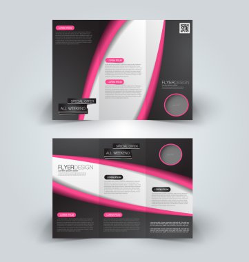 Broşür alay için iş, eğitim, reklam tasarım şablonu. 