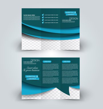 Broşür alay için iş, eğitim, reklam tasarım şablonu. 