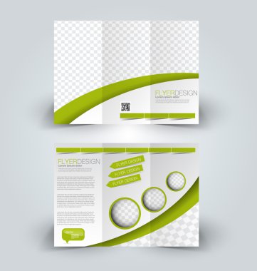 Broşür alay için iş, eğitim, reklam tasarım şablonu. 