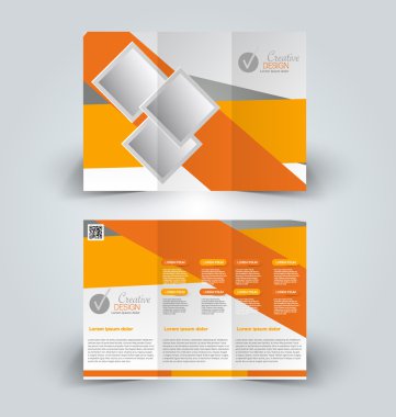 Broşür alay için iş, eğitim, reklam tasarım şablonu. 