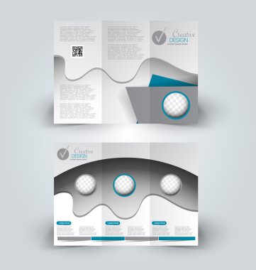 Broşür alay için iş, eğitim, reklam tasarım şablonu. 