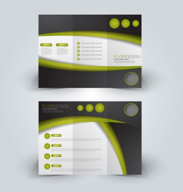 Broşür alay için iş, eğitim, reklam tasarım şablonu. 