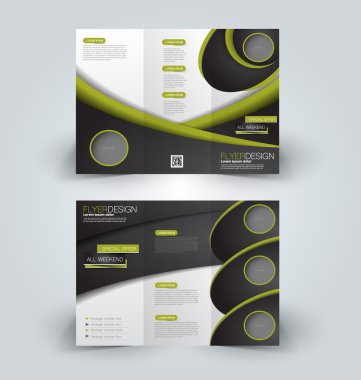 Broşür alay için iş, eğitim, reklam tasarım şablonu. 