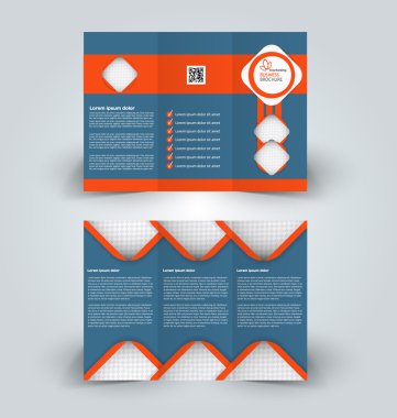 Broşür alay için iş, eğitim, reklam tasarım şablonu. 