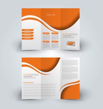 Broşür alay için iş, eğitim, reklam tasarım şablonu. 
