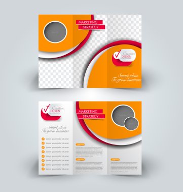 Broşür alay için iş, eğitim, reklam tasarım şablonu. 