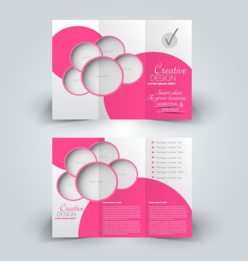 Broşür alay için iş, eğitim, reklam tasarım şablonu. 