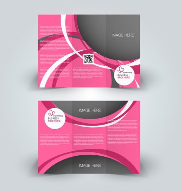 Broşür alay için iş, eğitim, reklam tasarım şablonu. 