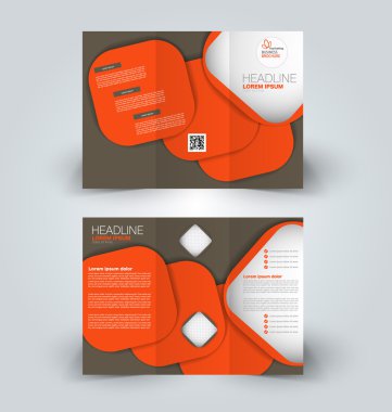 Broşür alay için iş, eğitim, reklam tasarım şablonu. 