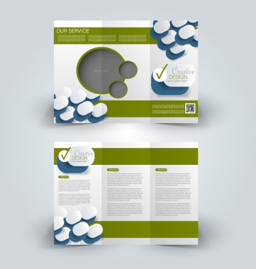 Broşür alay için iş, eğitim, reklam tasarım şablonu. 