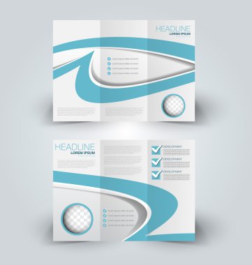 Broşür alay için iş, eğitim, reklam tasarım şablonu. 