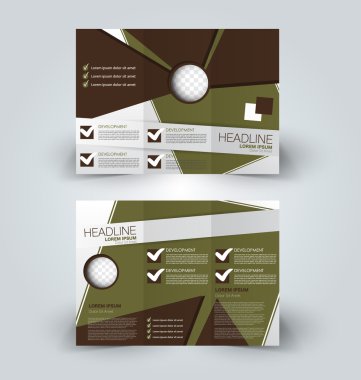 Broşür alay için iş, eğitim, reklam tasarım şablonu. 