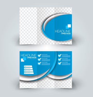 Broşür alay için iş, eğitim, reklam tasarım şablonu. 