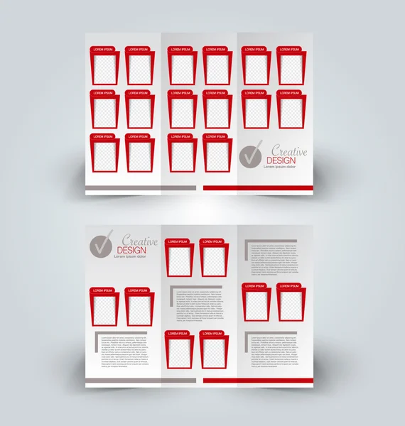 Broşür alay için iş, eğitim, reklam tasarım şablonu. 