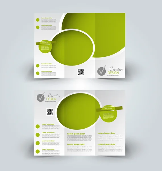 Broschüre mock up Design Template für Wirtschaft, Bildung, Werbung. — Stockvektor