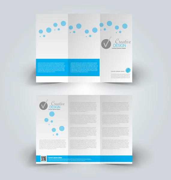 Brochura simular modelo de design para negócios, educação, propaganda . —  Vetores de Stock