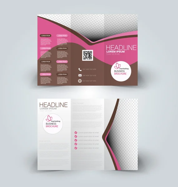 Broschüre mock up Design Template für Wirtschaft, Bildung, Werbung. — Stockvektor