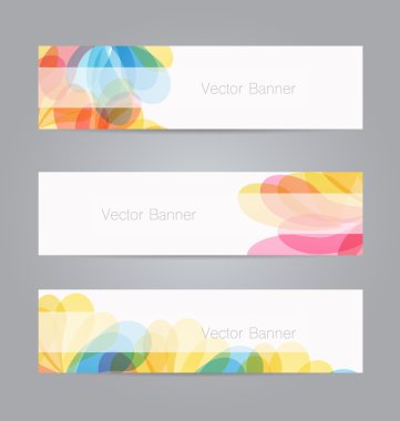 Banner şablon. Tasarım, iş, eğitim için arka plan