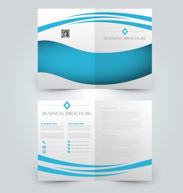Abstract flyer design background. Brochure template. clipart