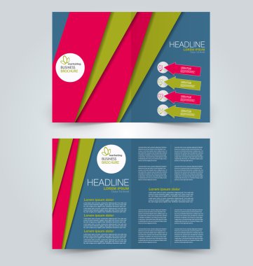 Soyut el ilanı tasarım arka planı. Broşür şablonu.