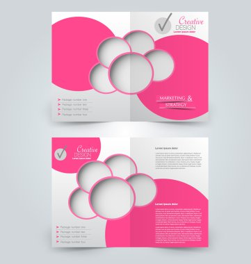 Soyut el ilanı tasarım arka planı. Broşür şablonu.