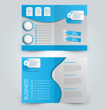 Soyut el ilanı tasarım arka planı. Broşür şablonu.