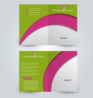 Soyut el ilanı tasarım arka planı. Broşür şablonu.