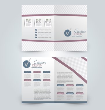 Soyut el ilanı tasarım arka planı. Broşür şablonu.